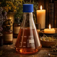 Ergonomischer 500ml Erlenmeyerkolben mit breitem Boden für stabilen Stand