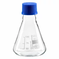 Glaserlenmeyerkolben mit Schraubgewinde ideal für chemische Experimente und Analysen