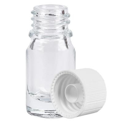 5ml Flasche 11mm Schraubverschluss weiß Standard ClearLine UT18/5