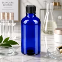 50ml BlueLine Flasche aus robustem Glas für sichere Aufbewahrung von Naturprodukten