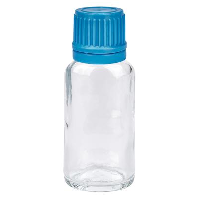20ml Flasche 11mm Schraubverschluss blau Originalitätsverschluss ClearLine UT18/20