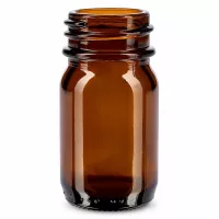 30ml Braunglas Weithalsgefäß für Salben und Pulver ideal