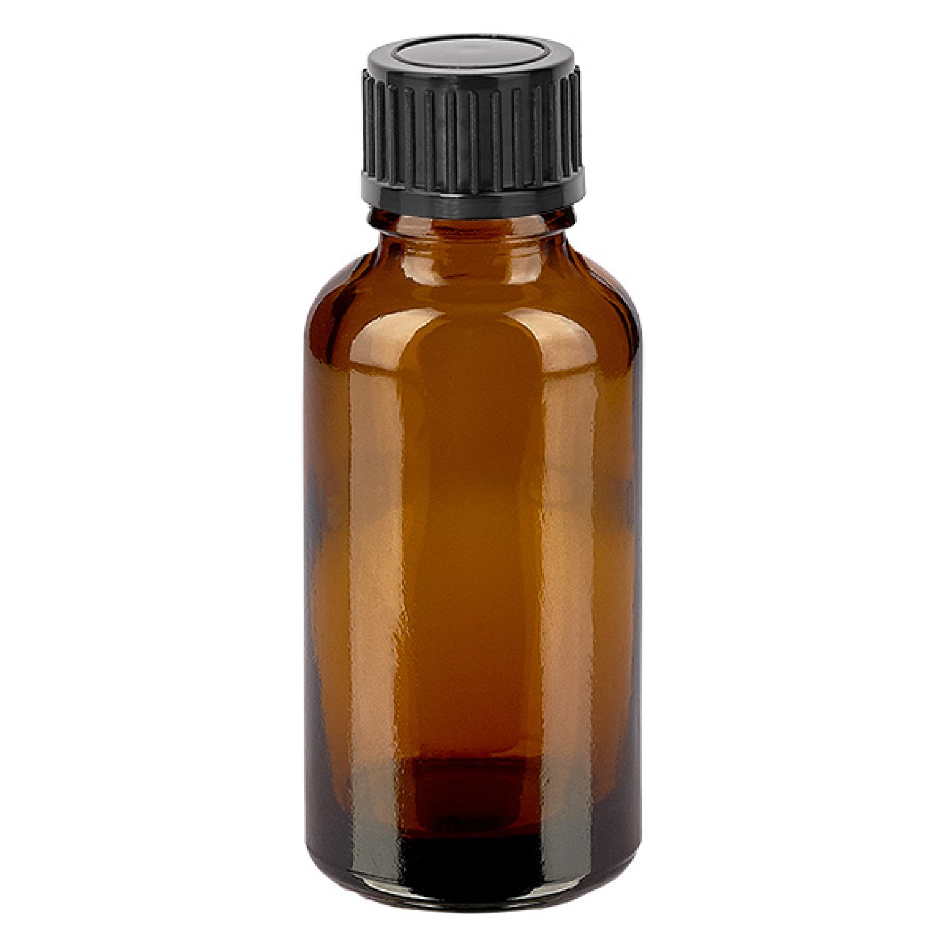 30ml Flasche 11mm Schraubverschluss schwarz Standard BrownLine UT18/30
