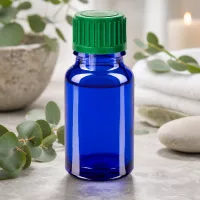 Ergonomische 10ml Glasflasche STD BlueLine mit optimaler Griffigkeit für einfache Handhabung