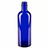 Pharmazeutische Tropfflasche 200ml Blauglas DIN 22 Standard