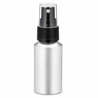 Praktische 30ml Spraydose aus gebeizte Alu mit feinem Sprühnebel Funktion