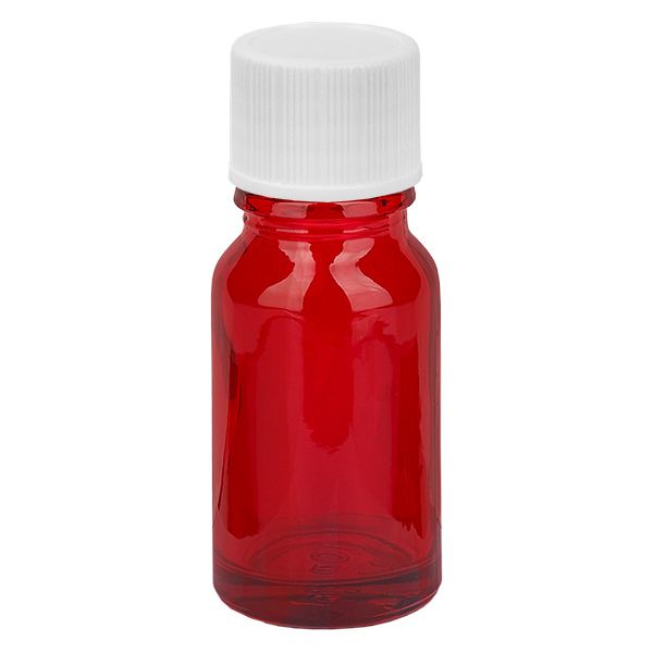 10ml Flasche 11mm Schraubverschluss weiß Standard RedLine UT18/10