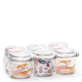 Le Parfait Super Vorratsglas 500ml mit Bügelverschluss 6er Set Einmachgläser aus Frankreich