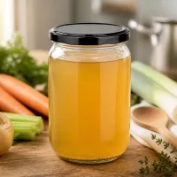 Robustes 555ml Einweckglas UniTwist schwarzer Deckel perfekt für flüssige Lebensmittel