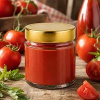 UNiTWIST Glasgefäß 135ml mit goldenem Twist-off-Deckel für hausgemachte Aufstriche
