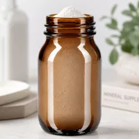 Elegante 100ml Weithalsflasche aus dunkelbraunem Glas für professionelle Anwendungen