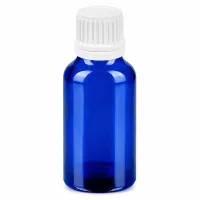 Professionelle Apothekerflasche 20ml blau für Tinkturen und konzentrierte Essenzen