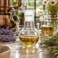 Stabiler Stehkolben 100ml mit mattiertem Hals NS 29/32 - optimale Griffigkeit und Dichtheit