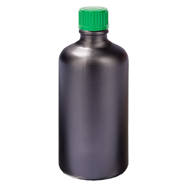 100ml Tropfflasche 0.8mm grün Standardverschluss BlackLine UT18/100
