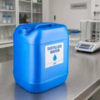 Stapelbarer Kanister 20 Liter Blau ohne Verschluss mit breiter Öffnung und Tragegriff