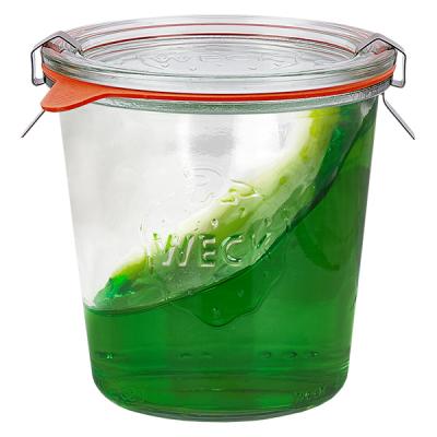 18er Set Weck Gläser 580ml Sturzgläser mit 18 Glasdeckeln, 1
