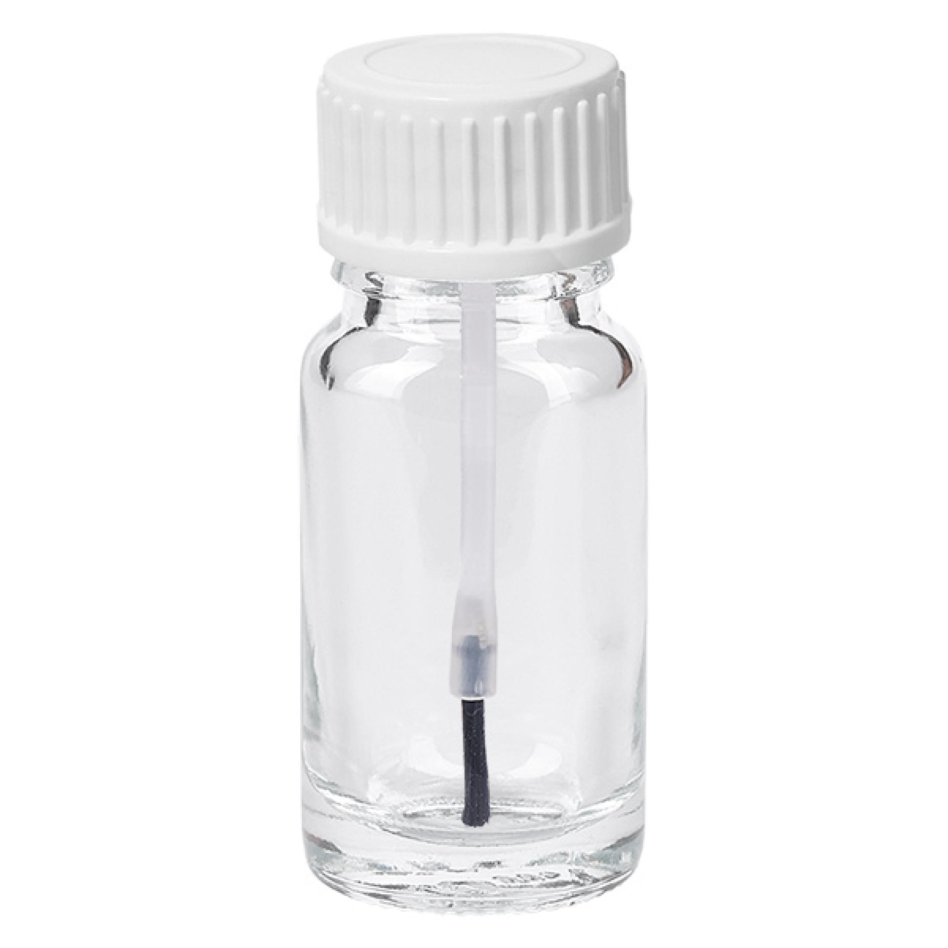 10ml Pinselflasche weiß Standardverschluss ClearLine UT18/10