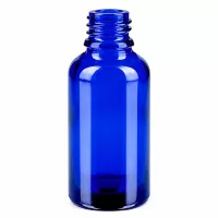 Professionelle 30ml Blauflasche mit schwarzem Originalitätsverschluss für Apotheken