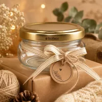 120ml Terrinenglas mit BioSeal Deckel gold UNiTWIST