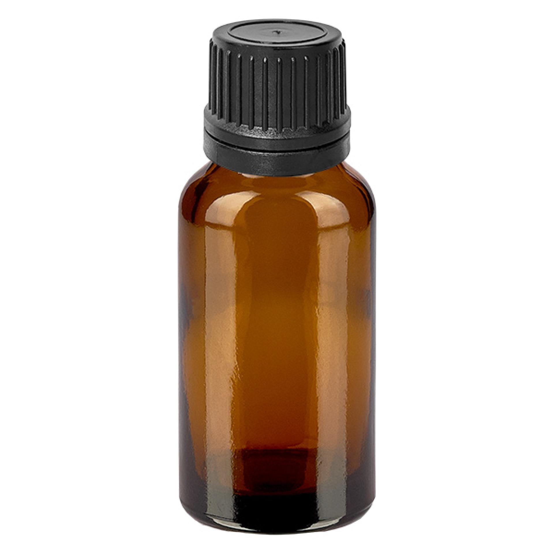 20ml Tropfflasche 1mm schwarz Originalitätsverschluss BrownLine UT18/20