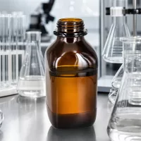 Stapelbare 1000ml Glasflasche für Chemikalien mit kompakter Form für platzsparende Lagerung