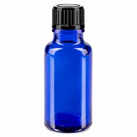 Hochwertige kobaltblaue Tropfflasche 20ml STD für ätherische Öle und Pharmazeutika