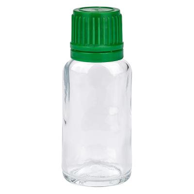 20ml Flasche 11mm Schraubverschluss grün Originalitätsverschluss ClearLine UT18/20