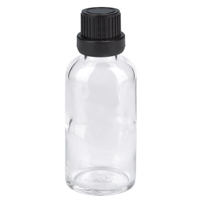 30ml Flasche 11mm Schraubverschluss schwarz Originalitätsverschluss ClearLine UT18/30