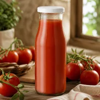 Kleine Glasflasche 150ml weißer Deckel UNiTWIST zum Abfüllen von Fruchtsäften geeignet