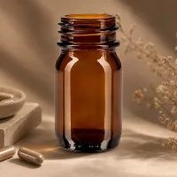 30ml Braunglas Weithalsflasche mit robustem Material für Langzeitlagerung