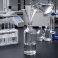 Universeller Glastrichter 85mm Durchmesser für vielseitige Anwendungen in Forschung und Analytik