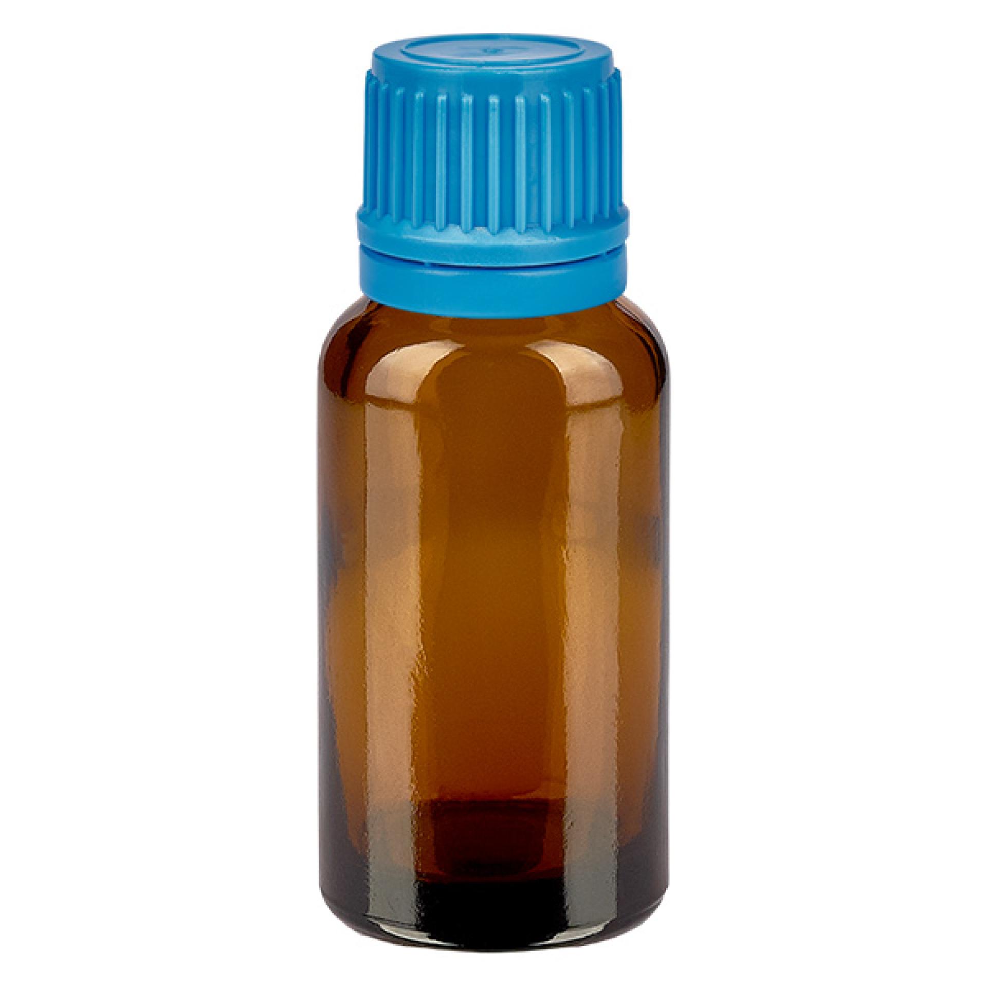 20ml Flasche 11mm Schraubverschluss blau Originalitätsverschluss BrownLine UT...