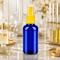 50ml Glasflasche mit Sprühfunktion - ideale Größe für Hautpflege Seren und Gesichtswasser