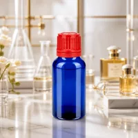 20ml Flasche 11mm Schraubverschluss rot Originalitätsverschluss BlueLine UT18/20