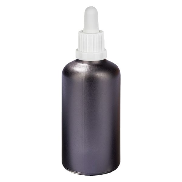 100ml Pipettenflasche weiß Originalitätsverschluss BlackLine UT18/100