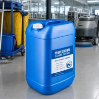 Blauer Mehrzweckkanister 25 Liter ohne Verschluss mit ergonomischem Griff für Reinigungsdienste