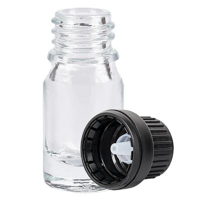 5ml Tropfflasche 2mm schwarz Originalitätsverschluss ClearLine UT18/5