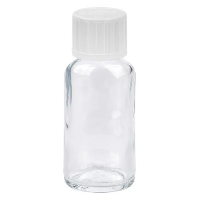 20ml Flasche 11mm Schraubverschluss weiß Originalitätsverschluss ClearLine UT18/20