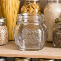 300ml Quattro Stagioni Haushaltsglas aus klarem Glas mit Schraubdeckel für Küchen Aufbewahrung und Vorratshaltung