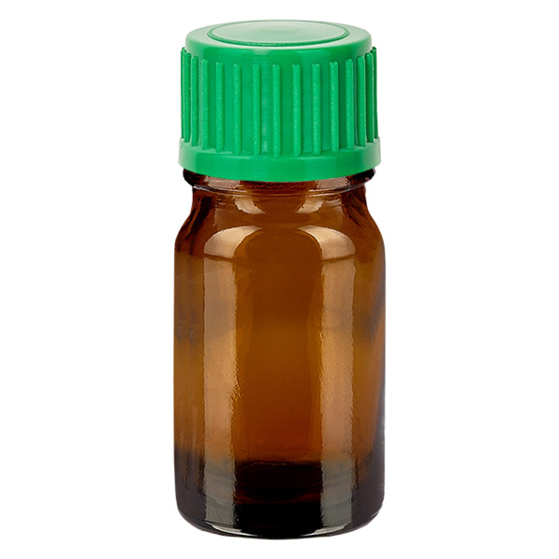 5ml Tropfflasche 0.8mm grün Standardverschluss BrownLine UT18/5