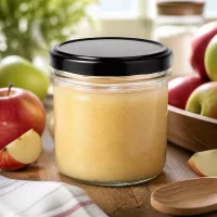 UNiTWIST 125ml Sturzglas mit schwarzem Deckel perfekt für Babynahrung und Fruchtpürees