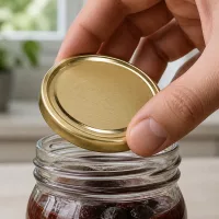 Twist-Off-Deckel UNiTWIST TO66 gold BioSeal unitemp zum Verschließen von Einmachgläsern BPA-NI
