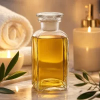 Nachfüllbare Glasflasche 350ml Vierkant mit Glasstopfen Weithals für Öle und Essenzen