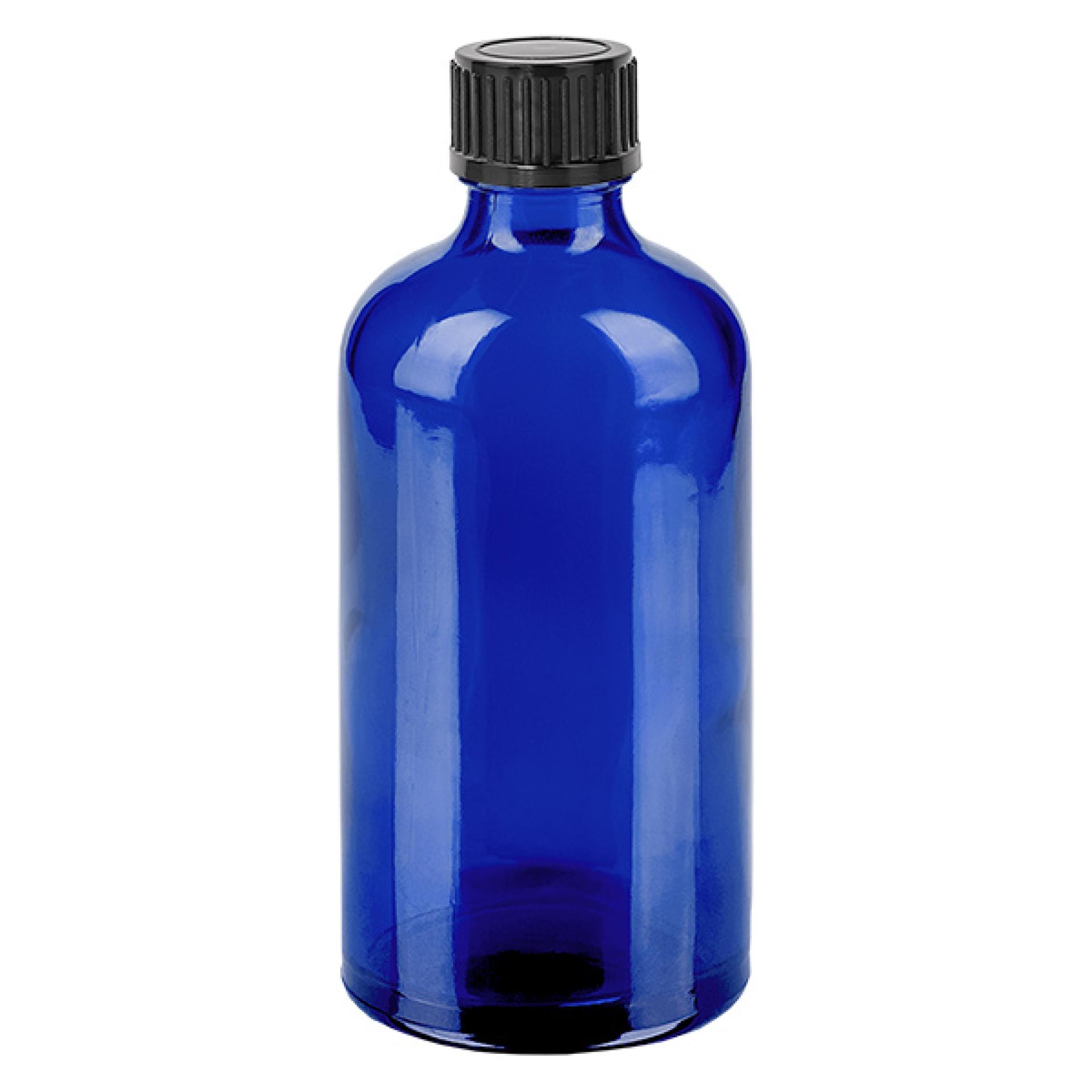 100ml Flasche 11mm Schraubverschluss schwarz Standard BlueLine UT18/100