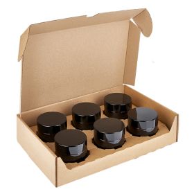Glastiegel 60ml braun mit Einlegedeckel UNiTWIST