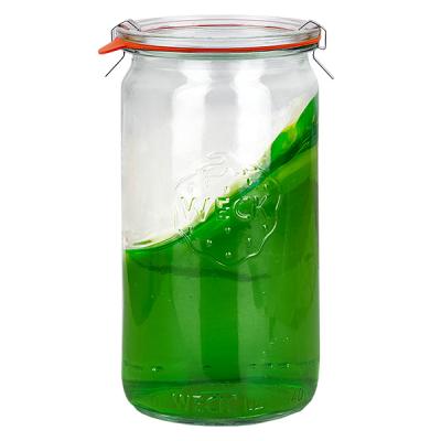 12er Set Weck Gläser 340ml Zylindergläser mit 12 Glasdeckeln