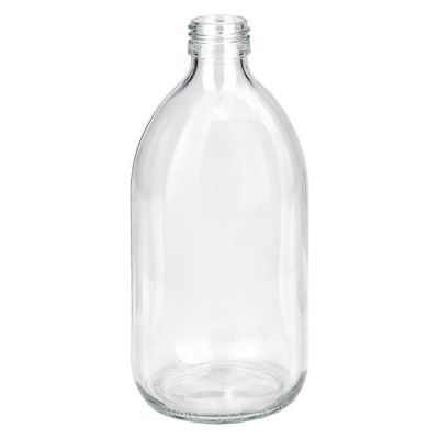 500ml Medizinflasche klar, ohne Verschluss PP28 ApoGlas