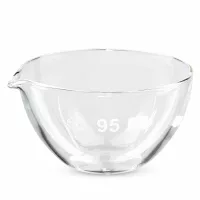 Kompakte 170ml Abdampfschale Borosilikat mit Ausgießer ideal für chemische Anwendungen