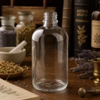 Professionelle ApoGlas Flasche 100ml mit standardisiertem Gewinde für Apotheken und Labore