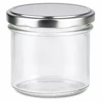 125ml Sturzglas mit BasicSeal Deckel silber UNiTWIST